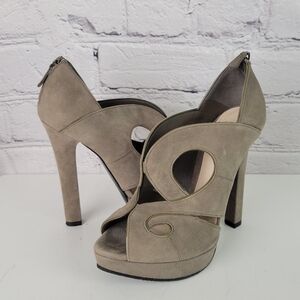 BOTTEGA VENETA Open Toe Cut Out Platform Sandals